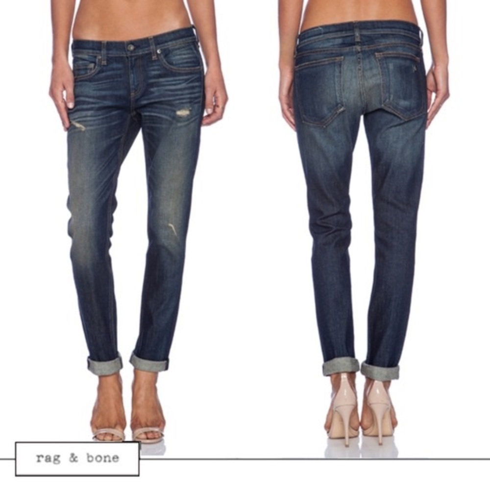 Rag & Bone Dre Boyfriend Jeans in Phoenix - Size 24